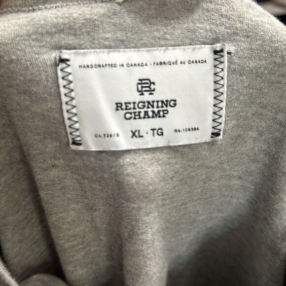 REIGNING CHAMP Gray Long Sleeve Top - Picture 5 of 6